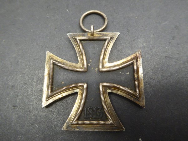 EK2 Eisernes Kreuz 2. Klasse 1939 - unmarkiert 24 für Arbeitsgemeinschaft der Hanauer Plakettenhersteller, Hanau a. Main