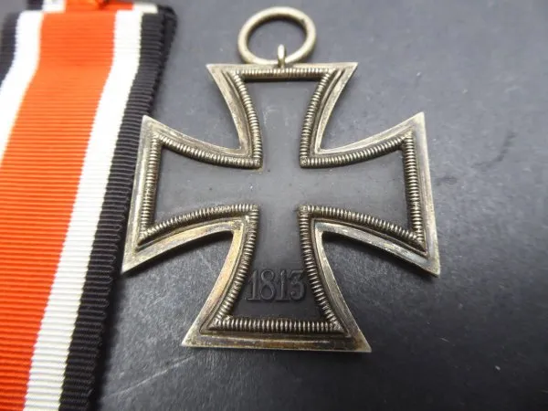 EK2 Eisernes Kreuz 2. Klasse 1939 am Band - unmarkiertes Stück - 55 J.E. Hammer & Söhne, Geringswalde