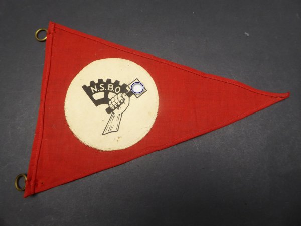 NSBO pennant - National Socialist company cell organization - 260 x190 mm