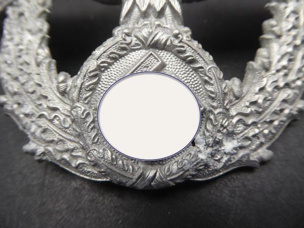 Polizei Tschako Adler + Kokarde im Fundzustand