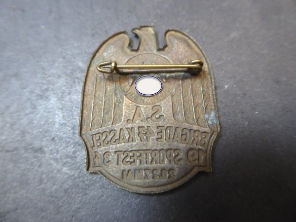 Badge - SA Brigade 47 Kassel Sports Festival 1934