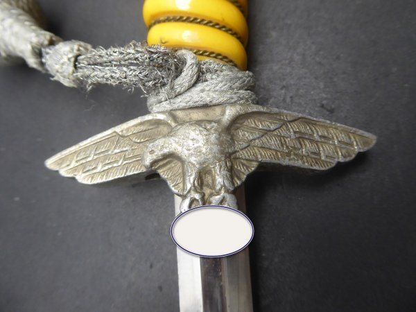 LW air force dagger with portepee and hanger - manufacturer Rich. Plümacher son Solingen