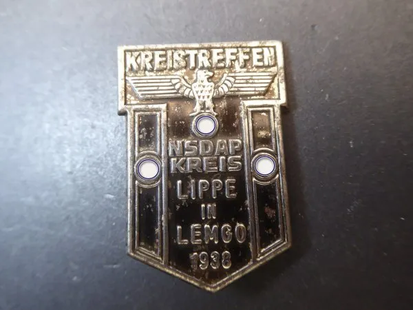 Badge - district meeting NSDAP district Lippe in Lemgo1938