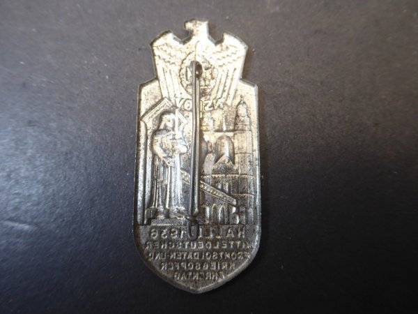 Badge - NSKOV Central German Front Soldiers and War Victims Day of Honor Halle 1936
