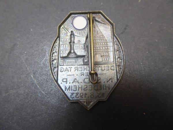 Badge - German Day of the NSDAP - Hildesheim 1933