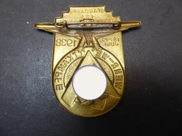 Badge - SA standard 123 Ludwigsburg military competitions 1938