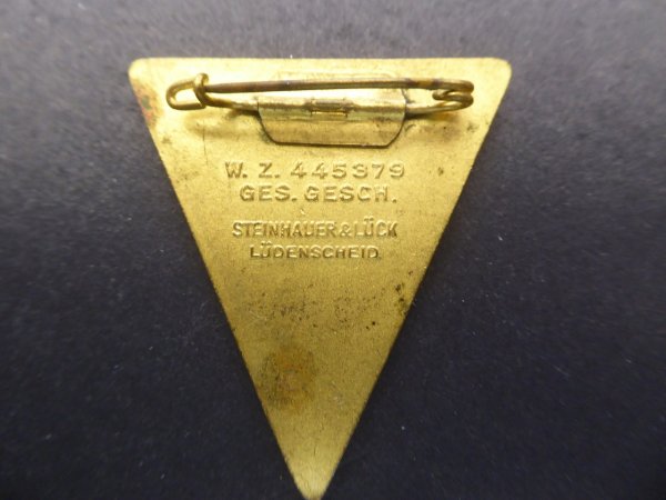 Abzeichen - Nat. Soz. Frauenschaft, große Ausführung mit Nummer WZ 445379, Steinhauer & Lück