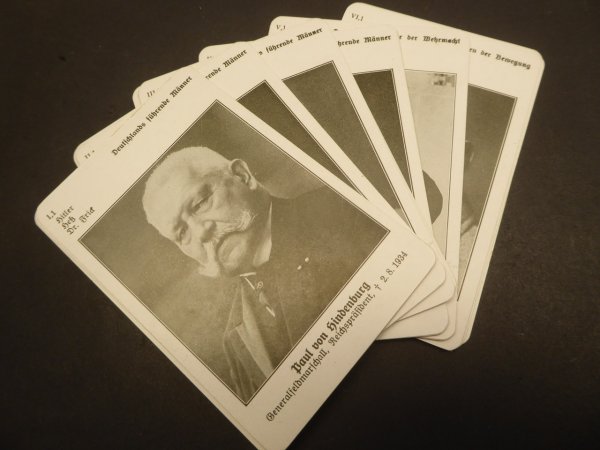 Führer Quartett - vollständig mit 48 Karten in Schachtel