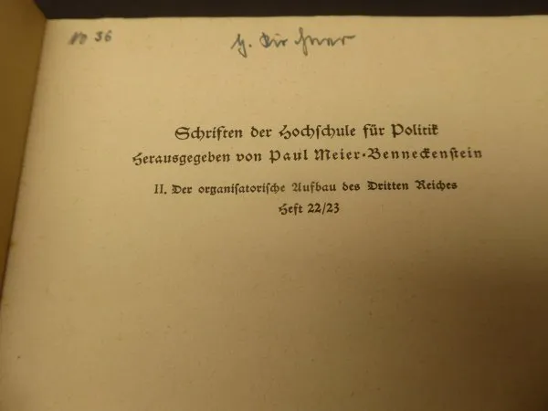 Schriften der Hochschule für Politik - Das Führerschulungswerk der Hitler-Jugend