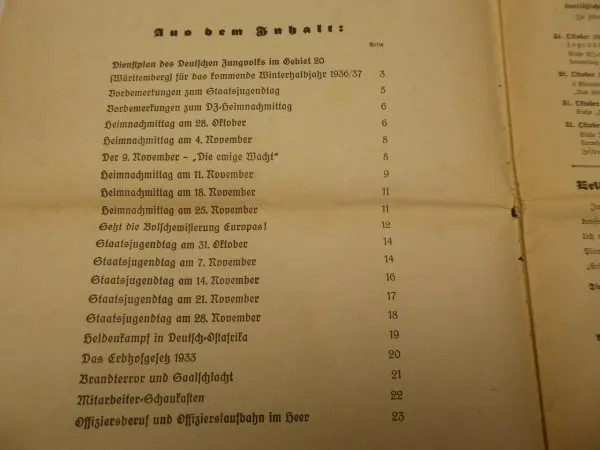 Zeitung - Führerdienst "Start in die Winterarbeit" 1936