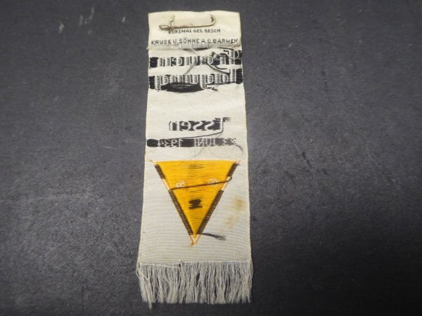 Badge / silk ribbon - West German women's conference in Essen 1934