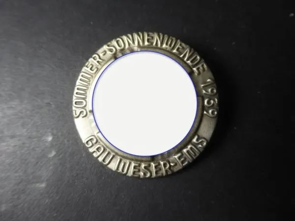 Badge - Summer Solstice 1939 Gau Weser Ems