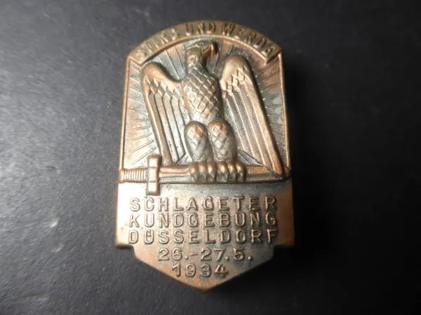 Badge - Schlageter rally Düsseldorf 1934