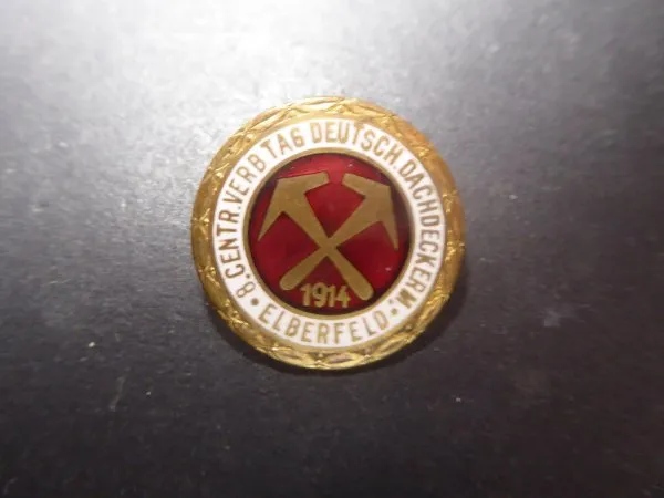 Badge - 8th Center. Related Day of the German Roofing Masters - Elberfeld