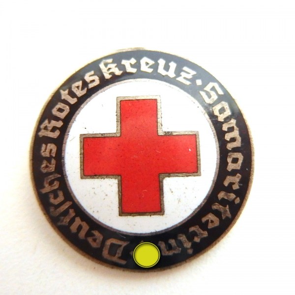 Badge - German Red Cross Order DRK Samaritan woman enamelled