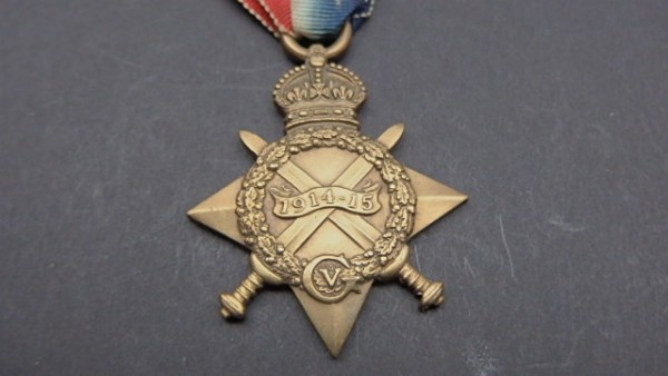 1914 Star with MONS Bar, British award for the 1914-1915 star