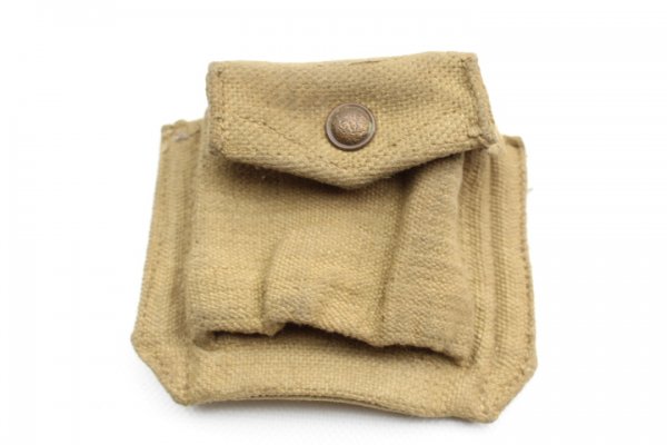Ww2 cartridge pouch made of linen, English