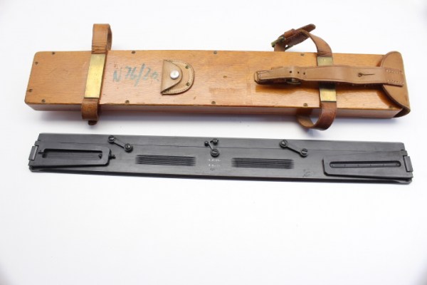 Peildiopter Parallel Linear R.E. CO. MK.2. British loot in a wooden container