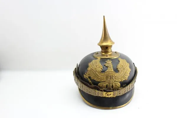 Pickelhaube Infanterie Preußen um 1910  Mit Gott für König und Vaterland