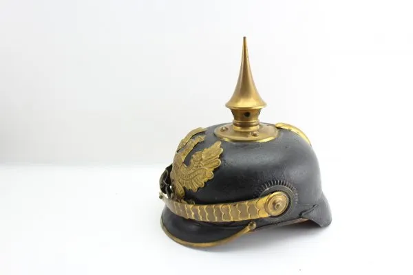 Pickelhaube Infanterie Preußen um 1910  Mit Gott für König und Vaterland