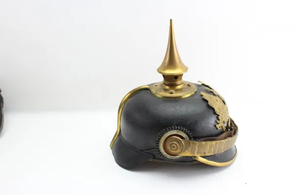 Pickelhaube Infanterie Preußen um 1910  Mit Gott für König und Vaterland