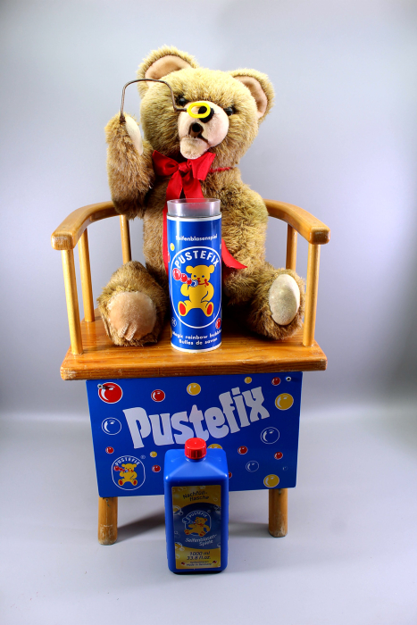 Pustefix Bär, Pustebär, Originaler Pustefix Seifenblasen Bär im Top-Zustand