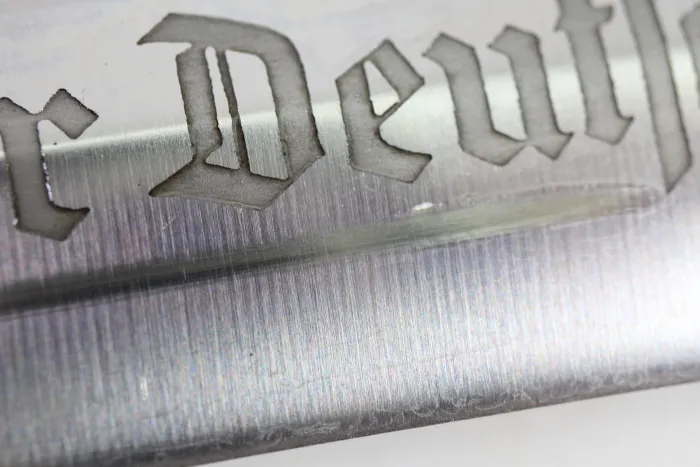 SA Dienstdolch Frühe Variante - Julius Bahrl Jr. Solingen, NS gestempelt mit Plisterschliff und Gehänge