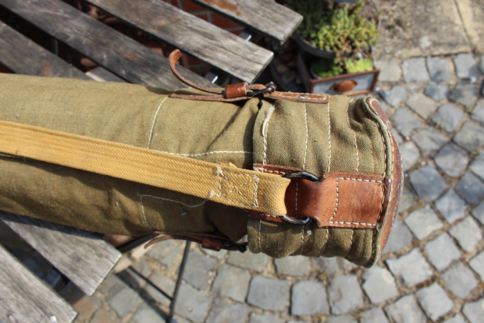 Frühes sowjetisches Scherenfernrohr ASzT 10x45 von 1956 – markiert und gestempelt