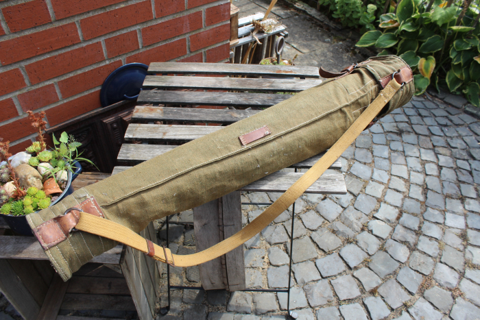 Frühes sowjetisches Scherenfernrohr ASzT 10x45 von 1956 – markiert und gestempelt
