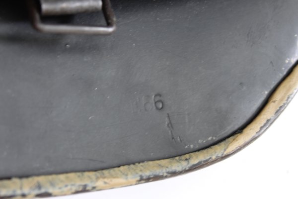 Ww2 Wehrmacht DAK  Afrika Stahlhelm M40 mit 1 Emblem Afrikakorps - Tarnlackierung