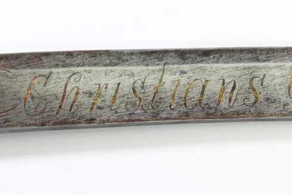 Original Danish Saber - Saber of the Christian's Guard (Flensburg) 1799