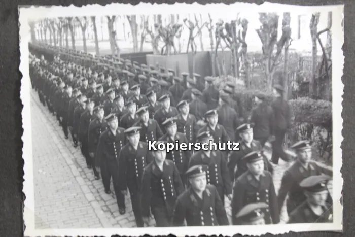 Photo albums belonging to a naval soldier on a submarine, torpedo boat Jaguar, and submarine escort vessel Saar