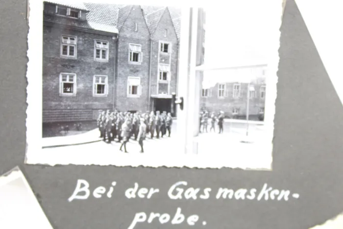 Photo albums belonging to a naval soldier on a submarine, torpedo boat Jaguar, and submarine escort vessel Saar