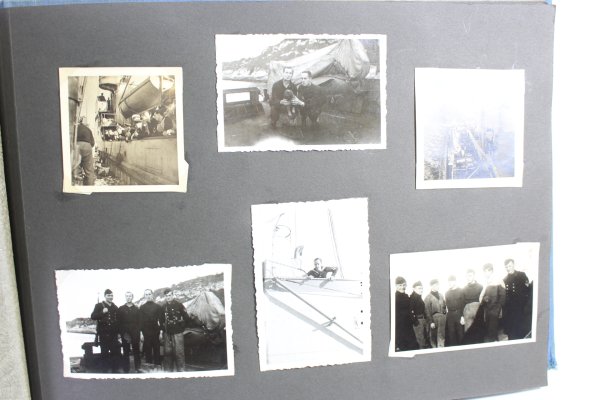 Fotoalben eines Marine Soldaten U-Boot, Torpedoboot Jaguar und U-Bootsbegleitschiff Saar, 153 Fotos