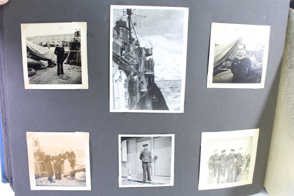 Fotoalben eines Marine Soldaten U-Boot, Torpedoboot Jaguar und U-Bootsbegleitschiff Saar, 153 Fotos