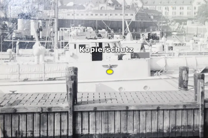 Photo albums belonging to a naval soldier on a submarine, torpedo boat Jaguar, and submarine escort vessel Saar