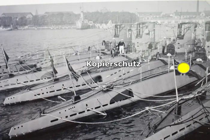 Photo albums belonging to a naval soldier on a submarine, torpedo boat Jaguar, and submarine escort vessel Saar
