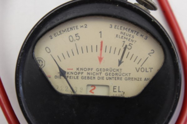 Ww2 news unit element inspector Wehrmacht for measuring field telephones, flap cabinet