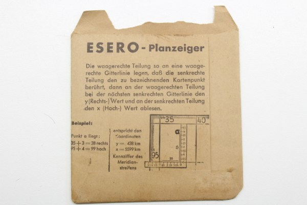 Ww2 Wehrmacht Esero Plananzeiger Metallausführung in Originalverpackung