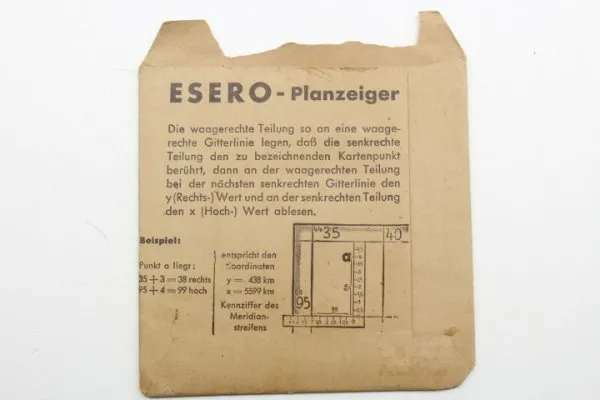 Ww2 Wehrmacht Esero Plananzeiger Metallausführung in Originalverpackung