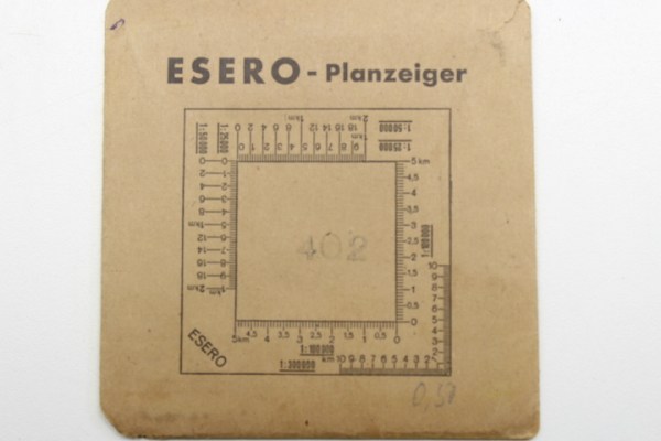 Ww2 Wehrmacht Esero plan indicator metal version in original packaging