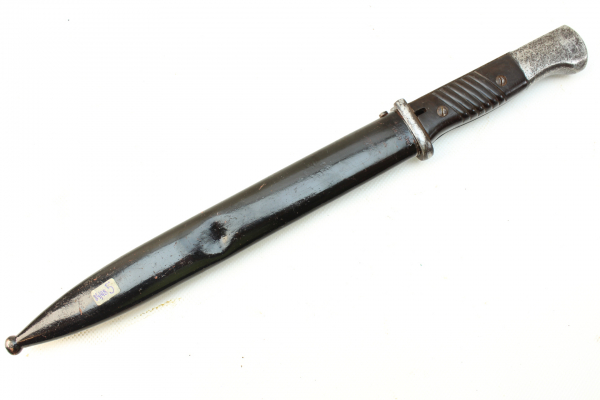 ww2 German K98 bayonet for sidearms, Bakelite handle, manufacturer E. & F. Hörster, matching numbers