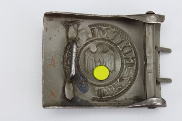 Wehrmacht buckle "God with us", denazified with manufacturer ELO 42