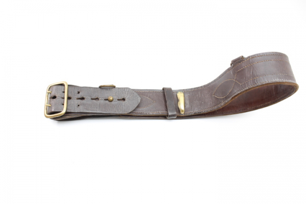 Ww2 2 thorn leather belt brown, probably Russian