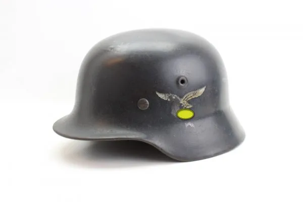 Wehrmacht M40 Luftwaffe Stahlhelm SE66 Hersteller und einem Abzeichen