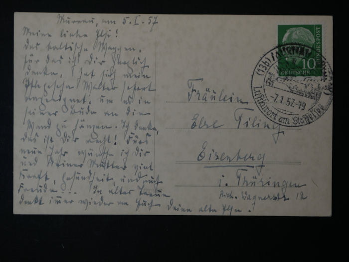 Autograph - Else Hueck-Dehio, Deutsch/Baltische Schriftstellerin (1897–1976)