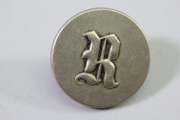 Original Metall Uniform Knopf Uniformknopf sogenannter Livreeknopf