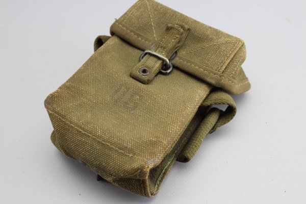Vietnam belt carrying bag US military made of heavy linen