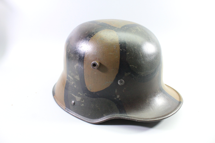 Original M16 Stahlhelm Mimikry Tarnanstrich – SI 66 – 1. Weltkrieg – Deutscher Helm