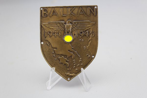 Collector's production Balkan sleeve shield